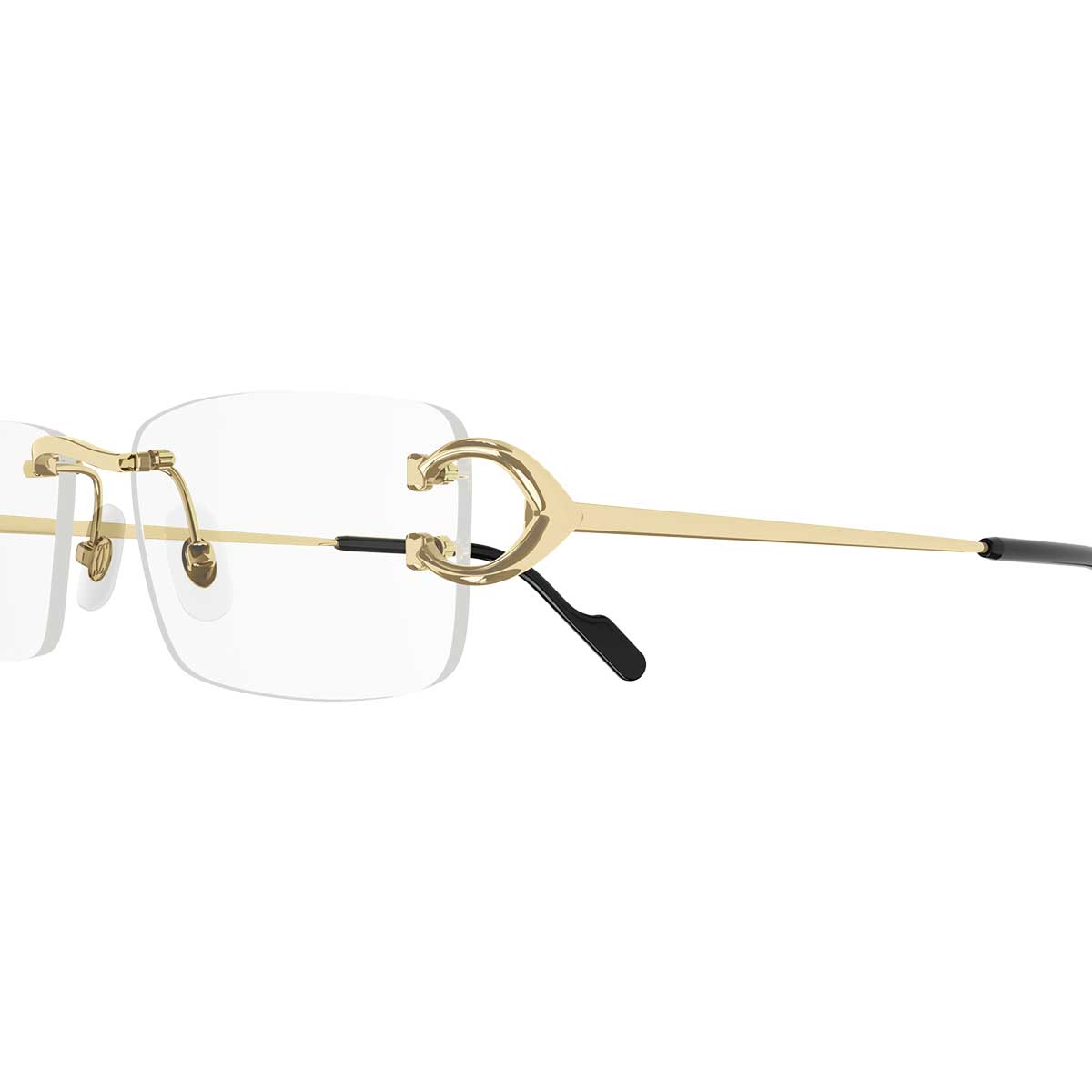 Cartier Occhiali da Vista CT0344O 003 Oro/Trasparente Uomo