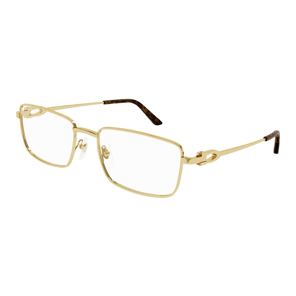 Cartier Occhiali da Vista CT0369O 004 Oro/Trasparente Uomo