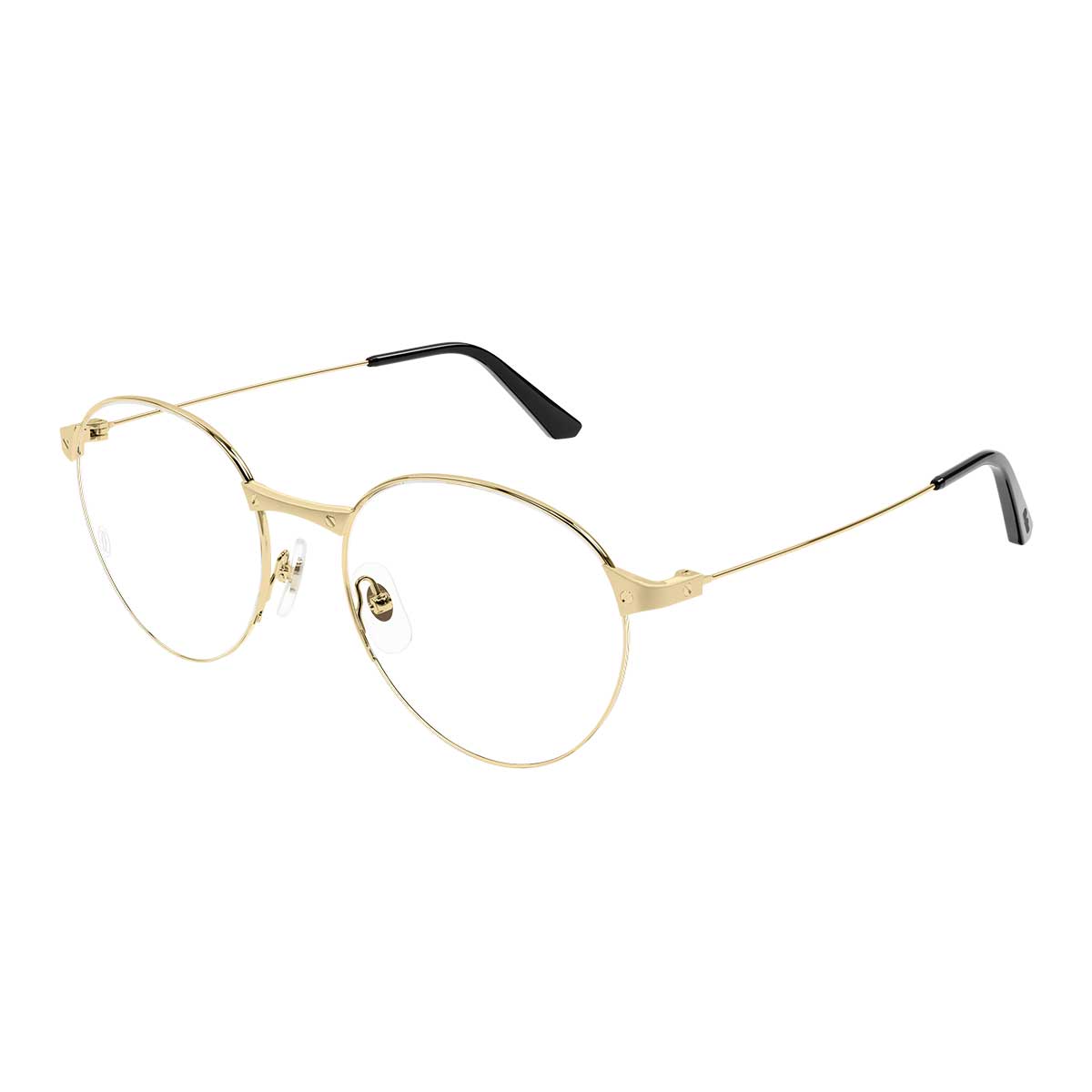 Cartier Occhiali da Vista CT0405O 001 Oro/Trasparente Uomo