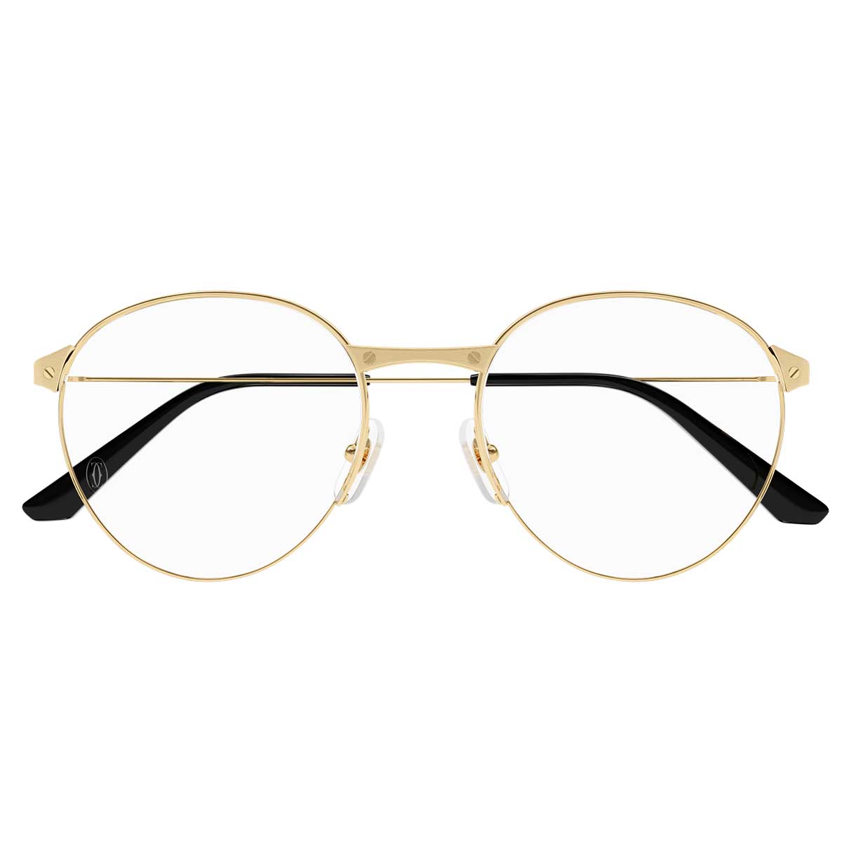 Cartier Occhiali da Vista CT0405O 001 Oro/Trasparente Uomo