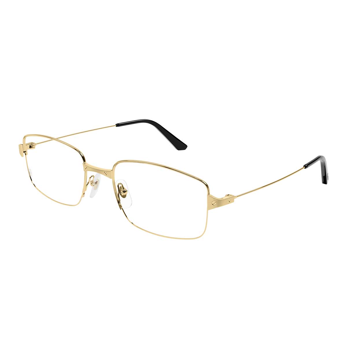 Cartier Occhiali da Vista CT0406O 001 Oro/Trasparente Uomo