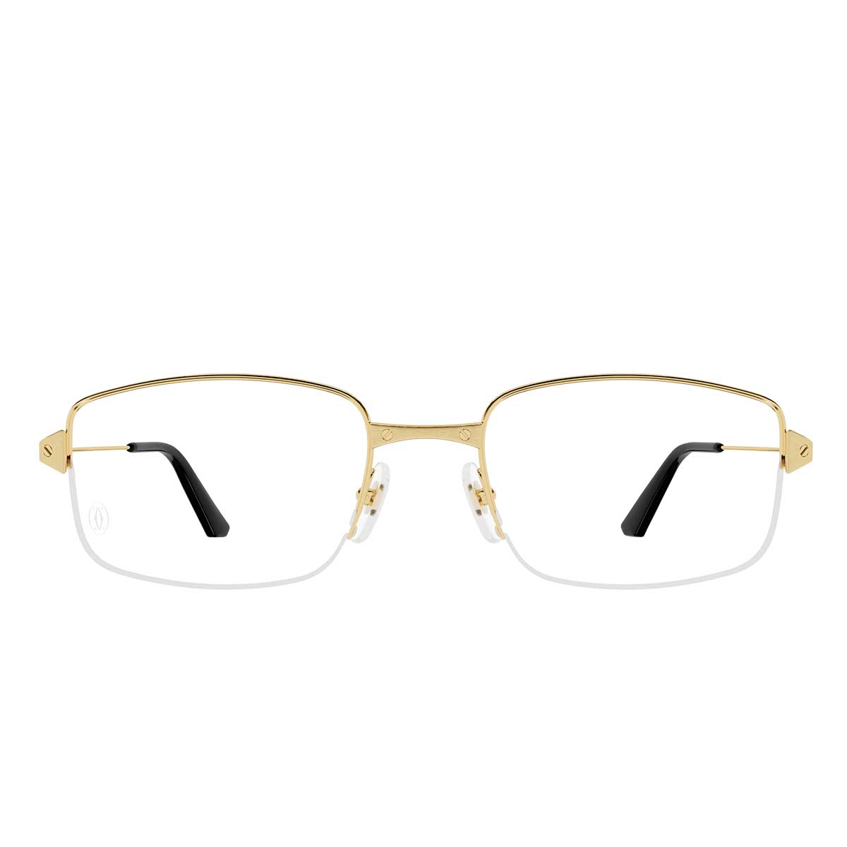 Cartier Occhiali da Vista CT0406O 001 Oro/Trasparente Uomo