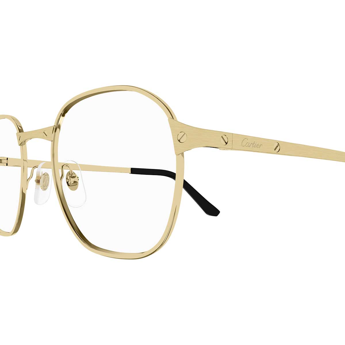Cartier Occhiali da Vista CT0441O 001 Oro/Trasparente Uomo 3