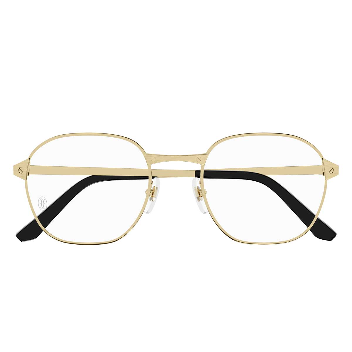 Cartier Occhiali da Vista CT0441O 001 Oro/Trasparente Uomo