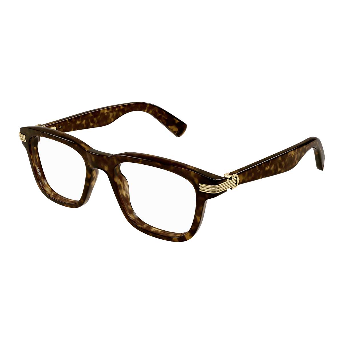 Cartier Occhiali da Vista CT0444O 007 Marrone/Trasparente Uomo 2