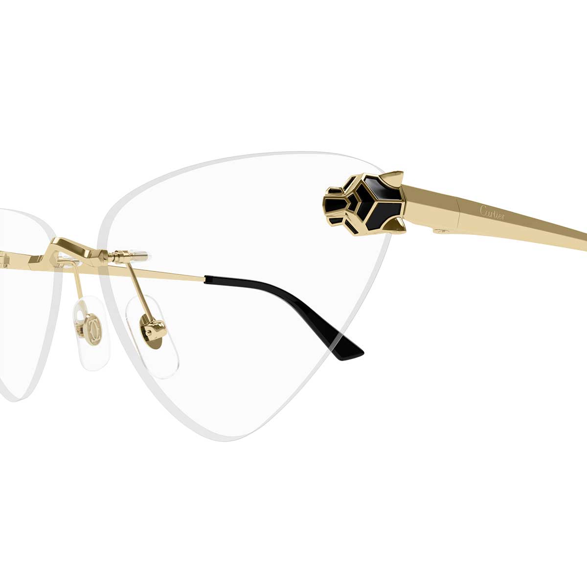 Cartier Occhiali da Vista CT0448O 001 Oro/Trasparente Donna 3