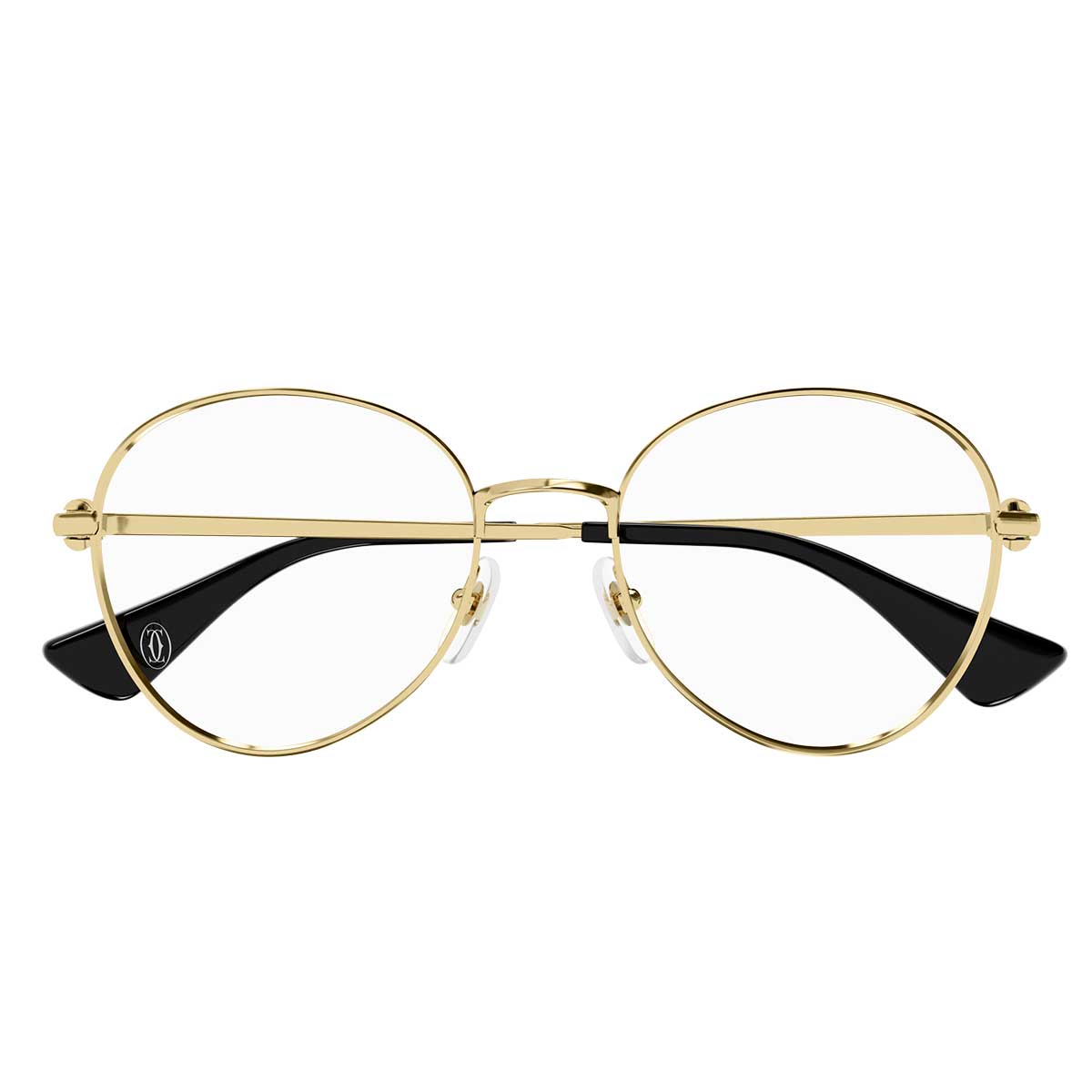Cartier Occhiali da Vista CT0449O 001 Oro/Trasparente Donna