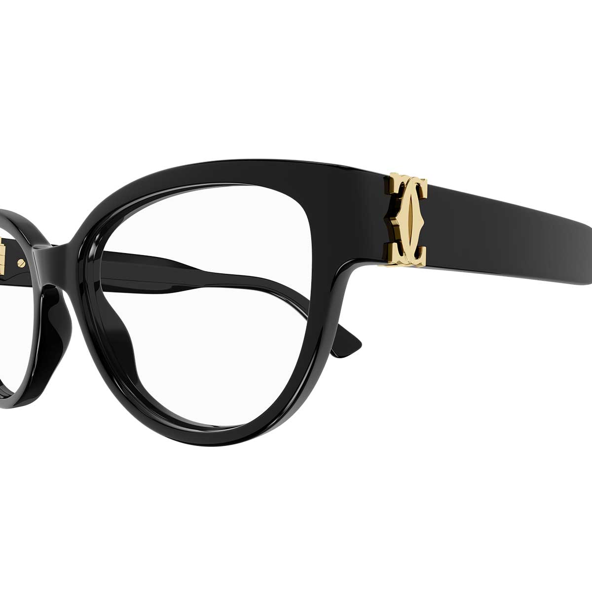 Cartier Occhiali da Vista CT0450O 001 Nero/Trasparente Donna 3