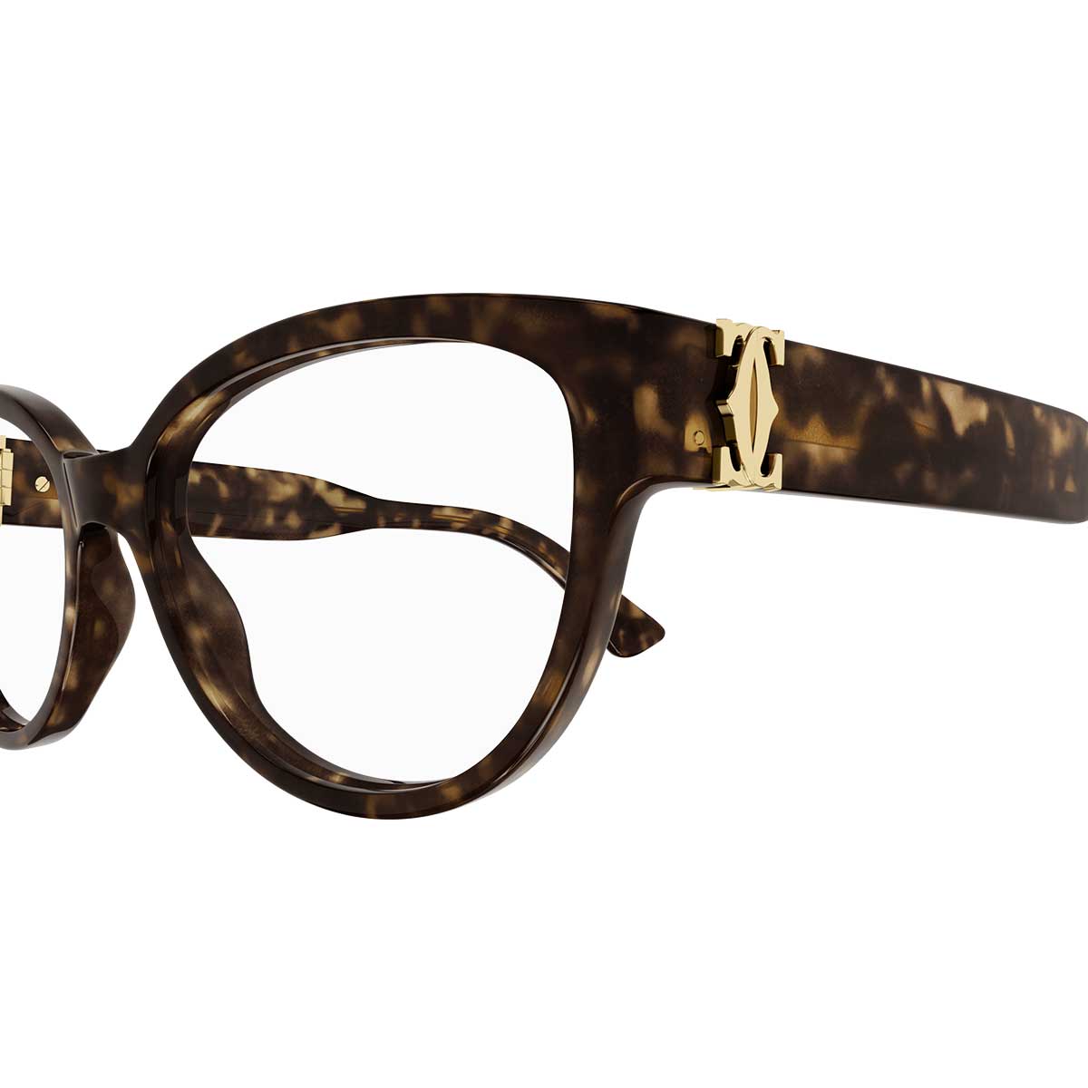 Cartier Occhiali da Vista CT0450O 002 Marrone/Trasparente Donna 3