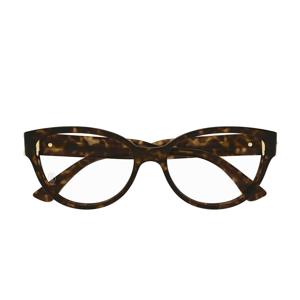 Cartier Occhiali da Vista CT0450O 002 Marrone/Trasparente Donna