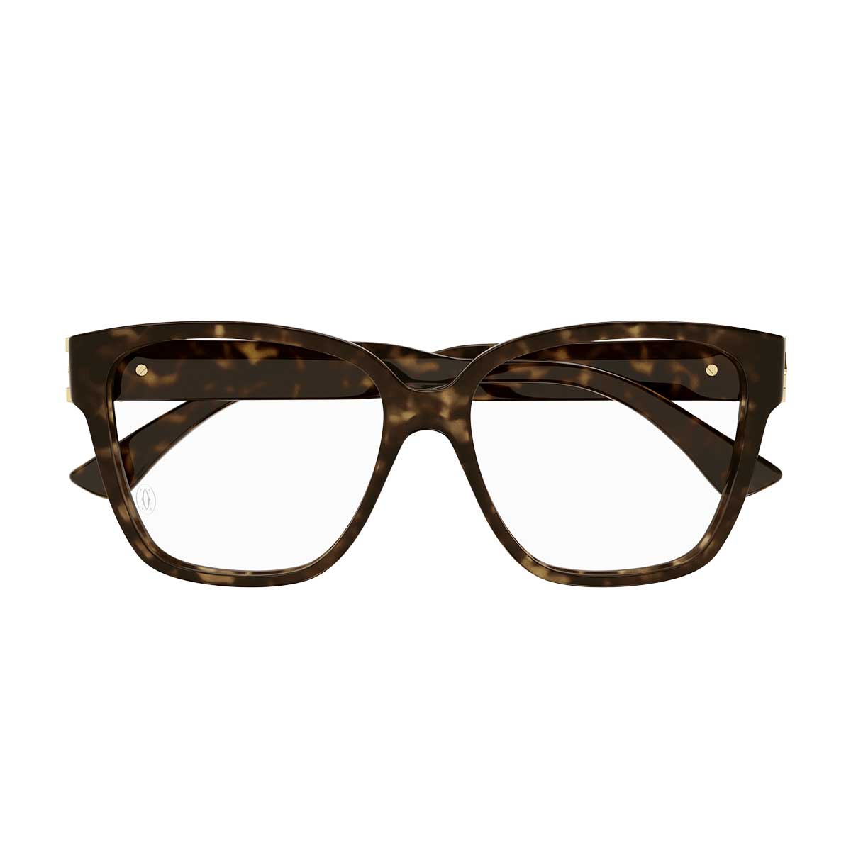 Cartier Occhiali da Vista CT0451O 002 Marrone/Trasparente Donna