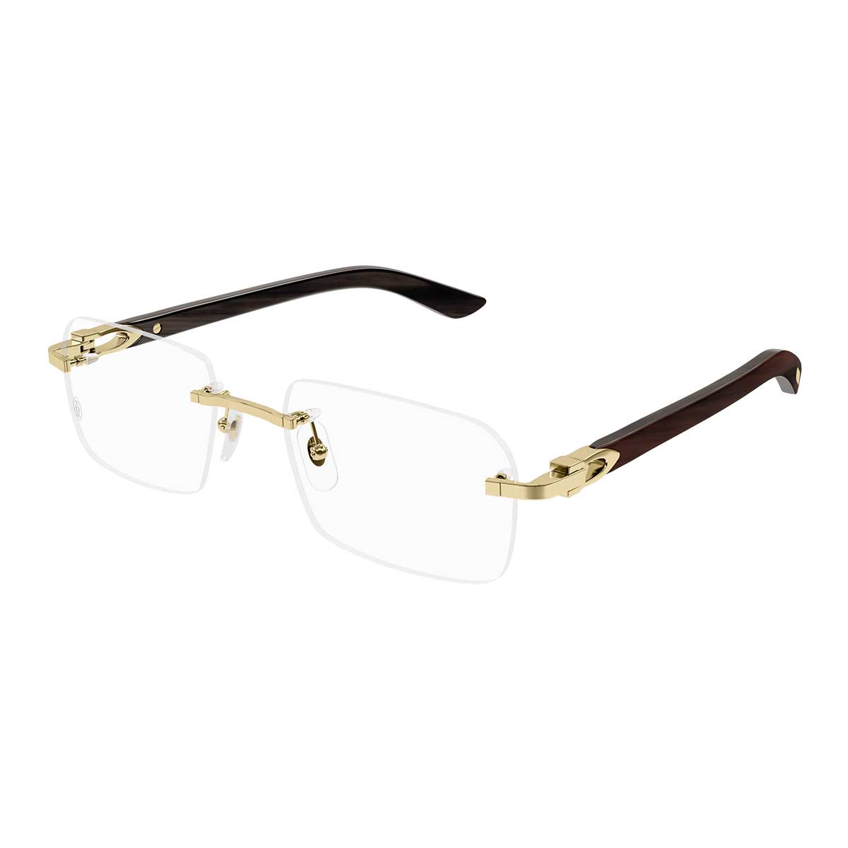 Cartier Occhiali da Vista CT0453O 006 OroRosso/Trasparente Uomo 2