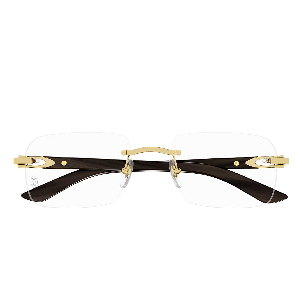 Cartier Occhiali da Vista CT0453O 006 OroRosso/Trasparente Uomo