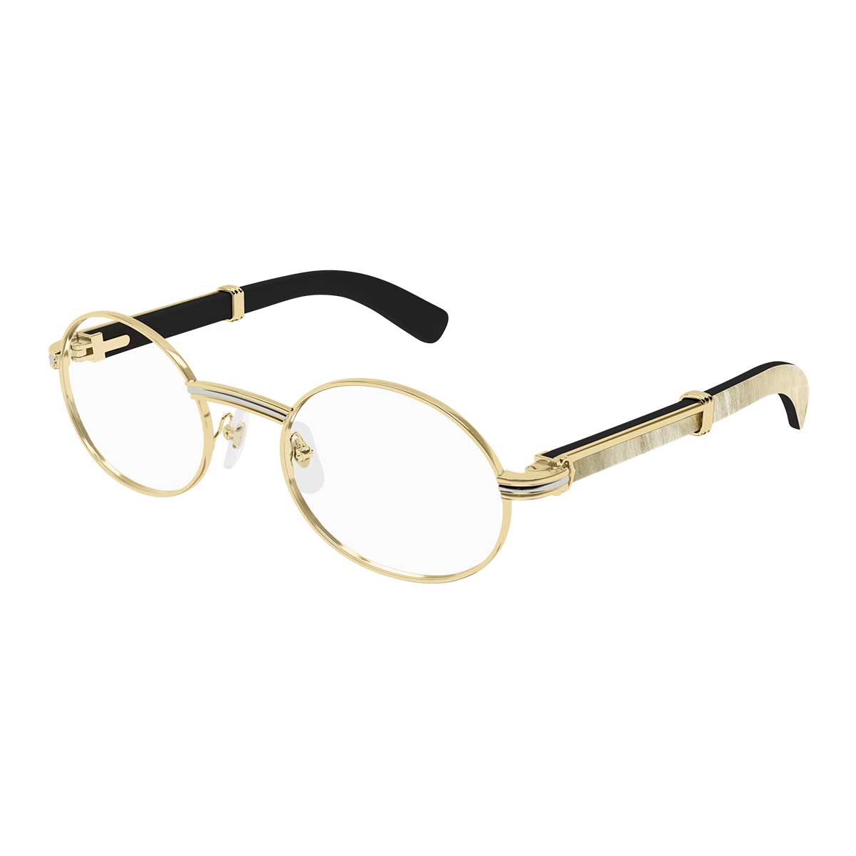 Cartier Occhiali da Vista CT0464O 002 OroBianco/Trasparente Uomo 2