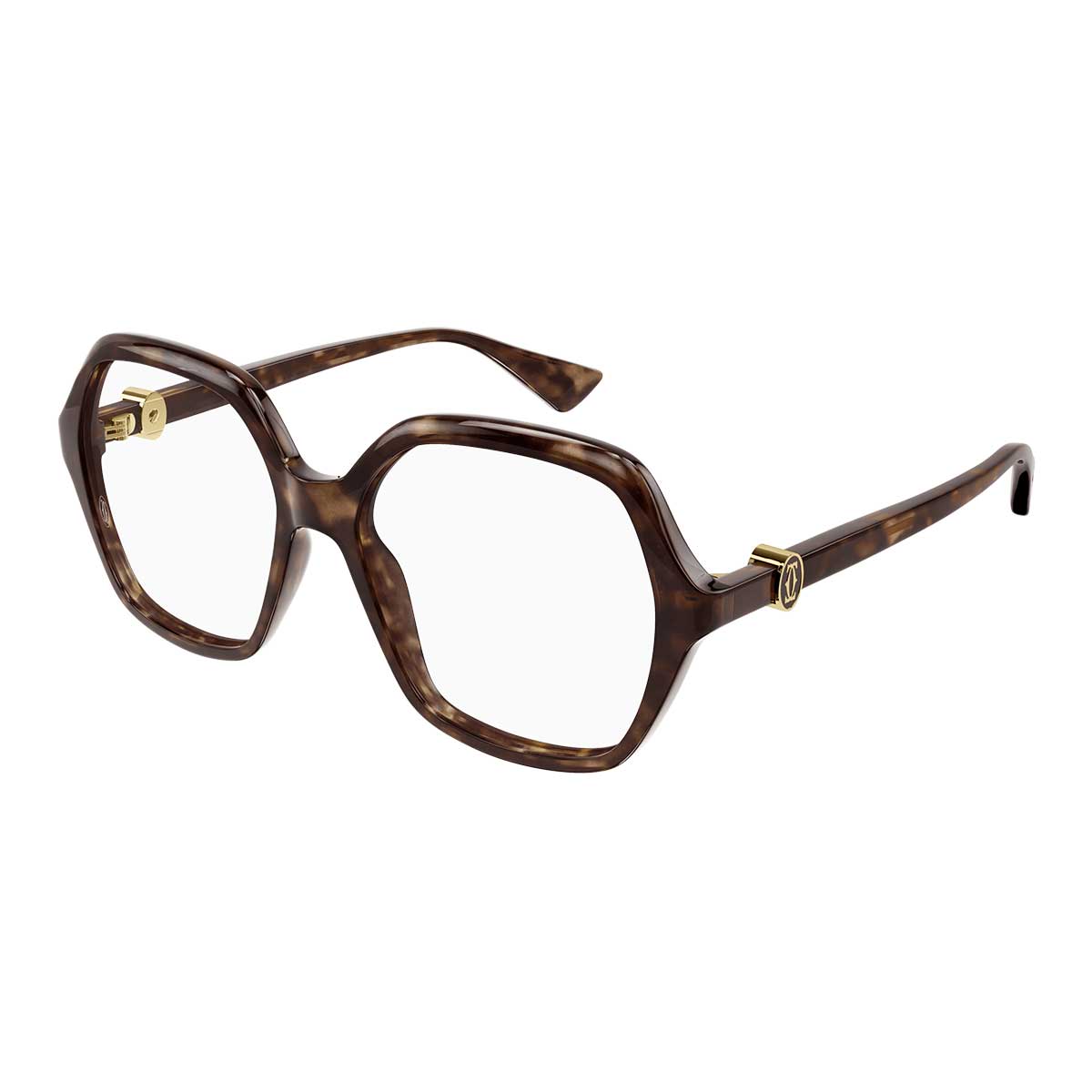 Cartier Occhiali da Vista CT0492O 002 Marrone/Trasparente Donna 2