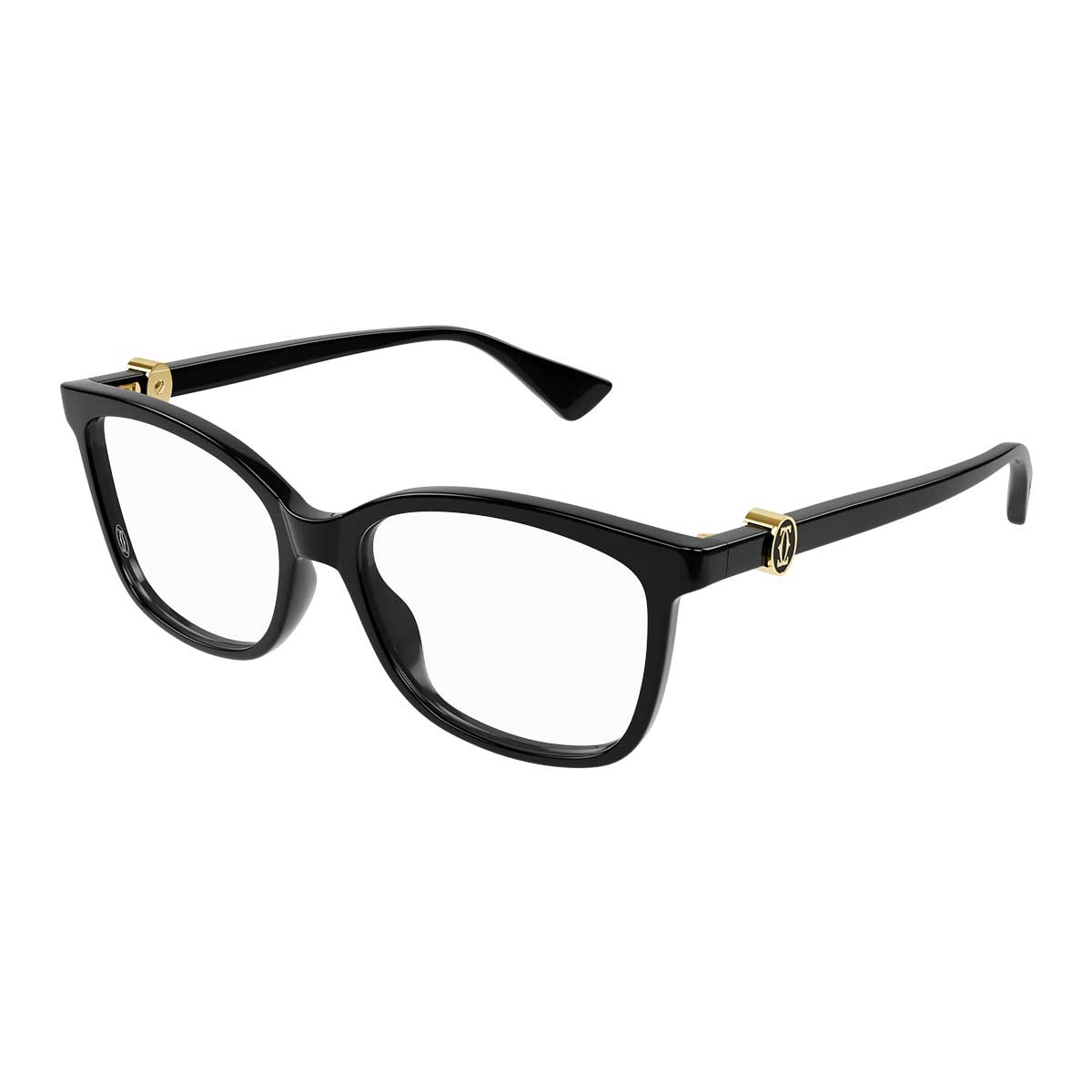Cartier Occhiali da Vista CT0493O 001 Nero/Trasparente Donna 2