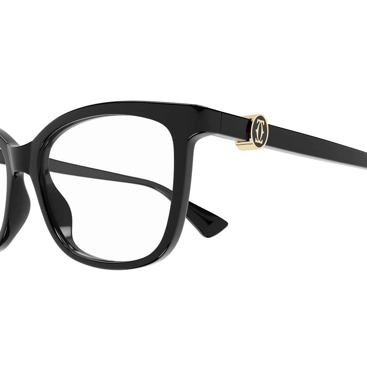 Cartier Occhiali da Vista CT0493O 001 Nero/Trasparente Donna 3
