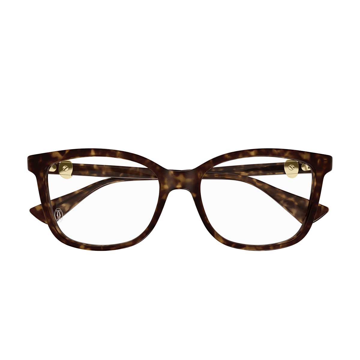 Cartier Occhiali da Vista CT0493O 002 Marrone/Trasparente Donna