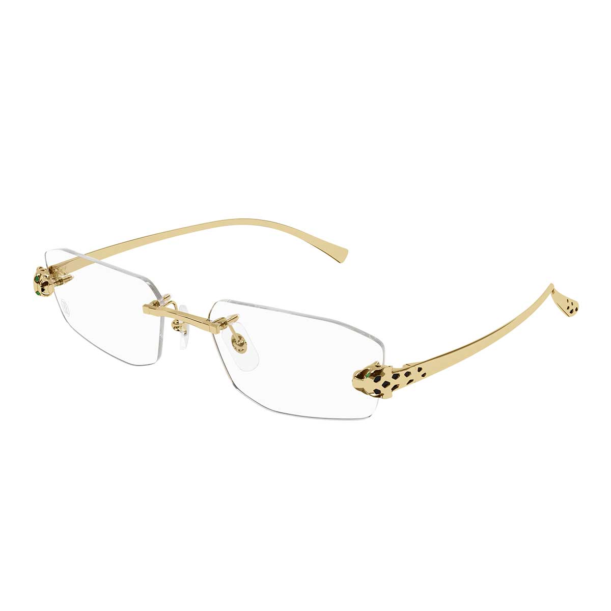 Cartier Occhiali da Vista CT0494O 001 Oro/Trasparente Donna
