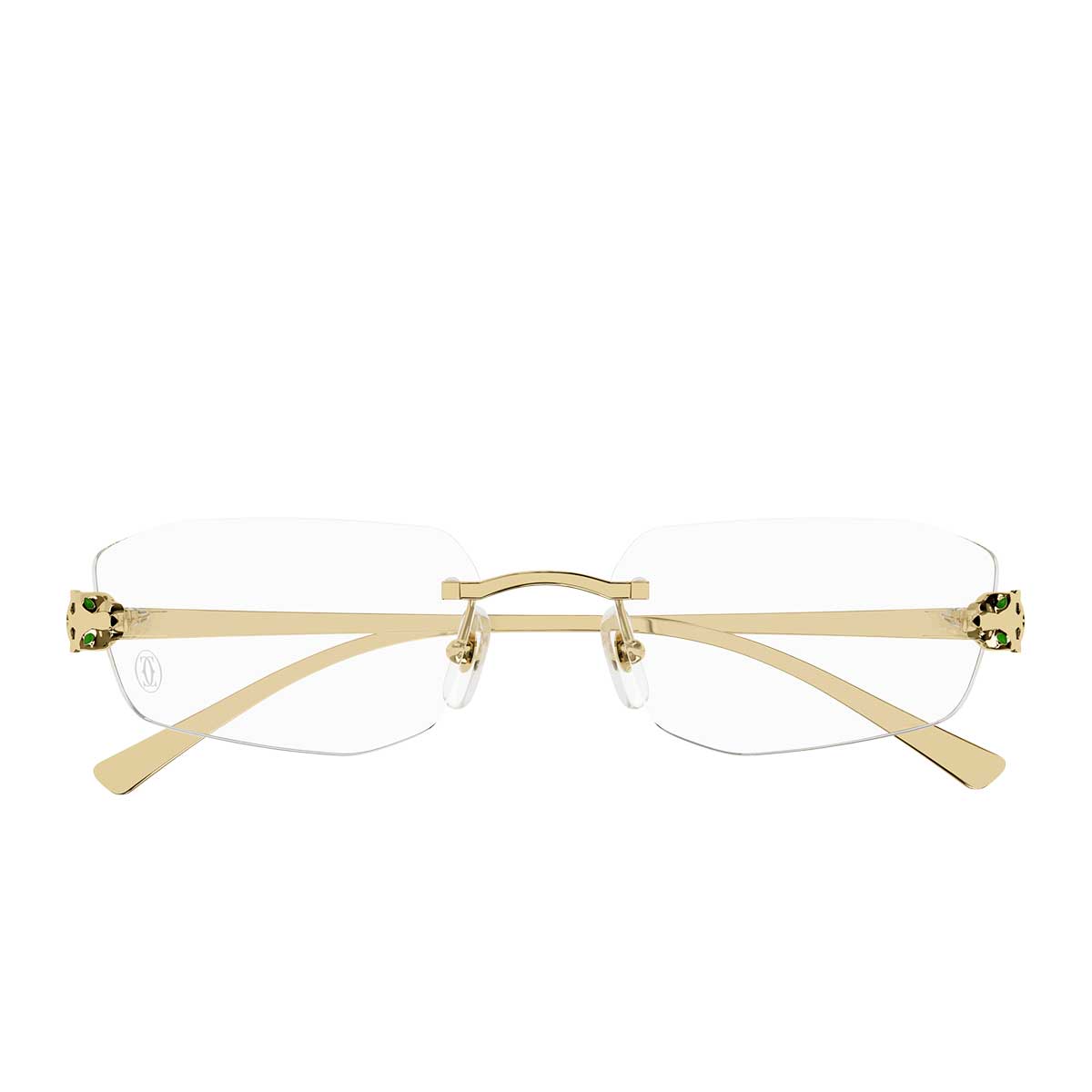 Cartier Occhiali da Vista CT0494O 001 Oro/Trasparente Donna