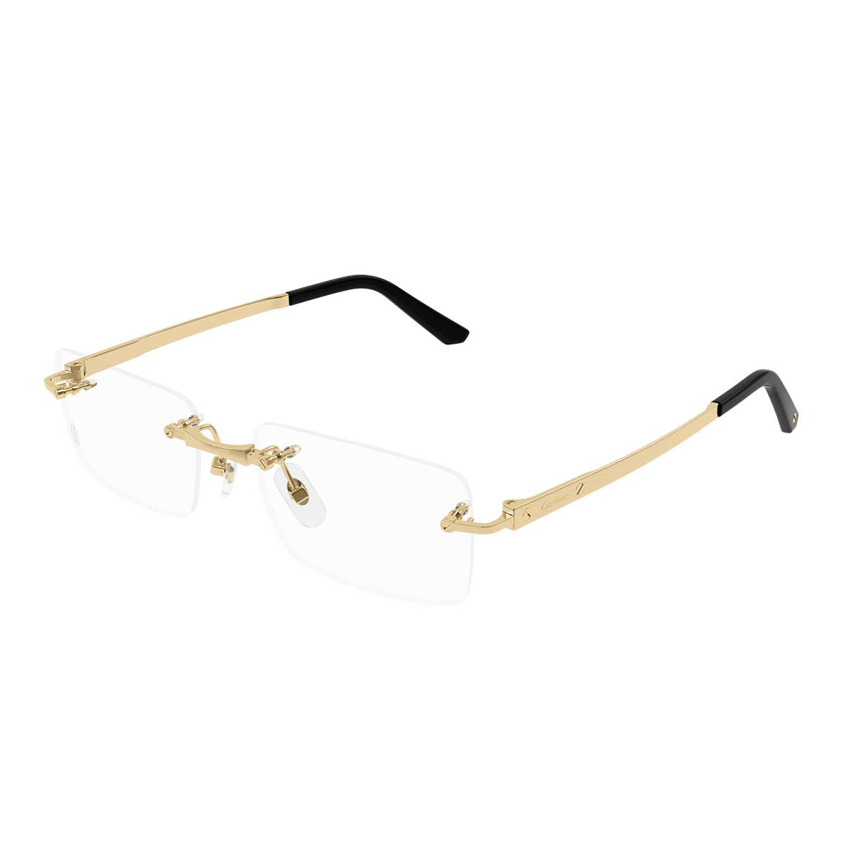 Cartier Occhiali da Vista CT0511O 001 Oro/Trasparente Uomo