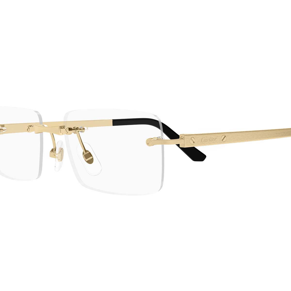 Cartier Occhiali da Vista CT0511O 001 Oro/Trasparente Uomo