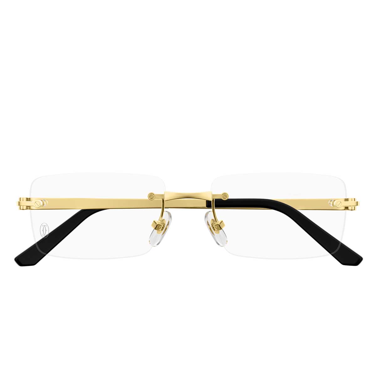 Cartier Occhiali da Vista CT0511O 001 Oro/Trasparente Uomo