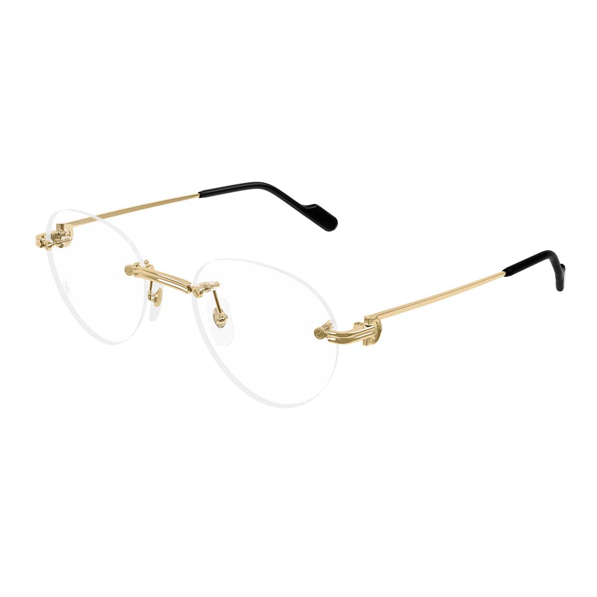 Cartier Occhiali da Vista CT0514O 001 Oro/Trasparente Unisex