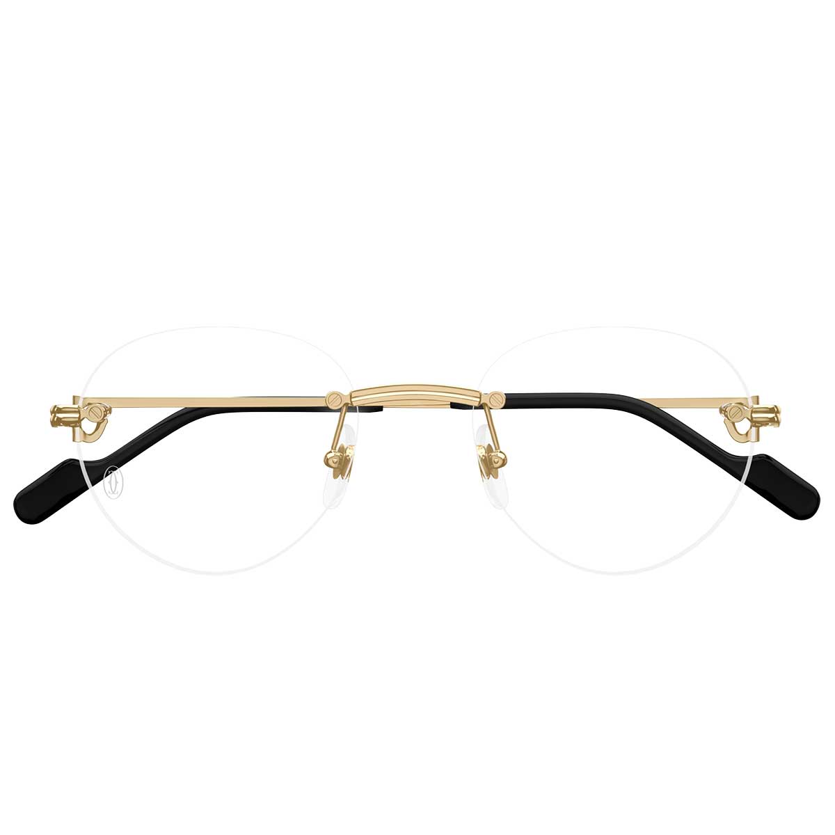 Cartier Occhiali da Vista CT0514O 001 Oro/Trasparente Unisex
