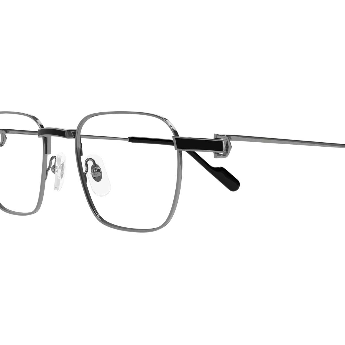 Cartier Occhiali da Vista CT0518O 003 Rutenio/Trasparente Uomo