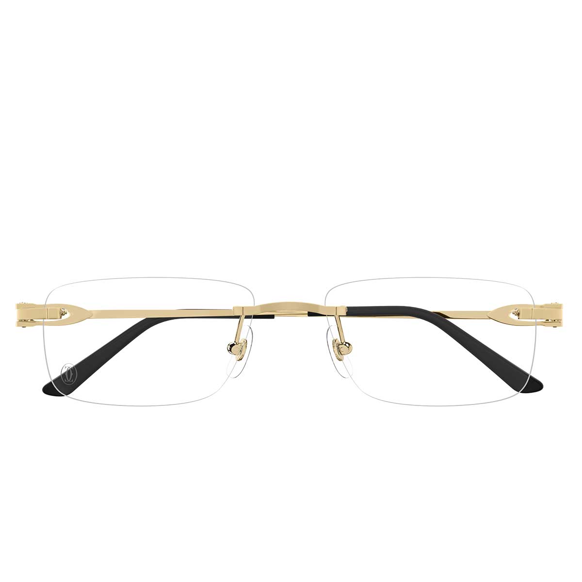 Cartier Occhiali da Vista CT0521O 001 Oro/Trasparente Uomo