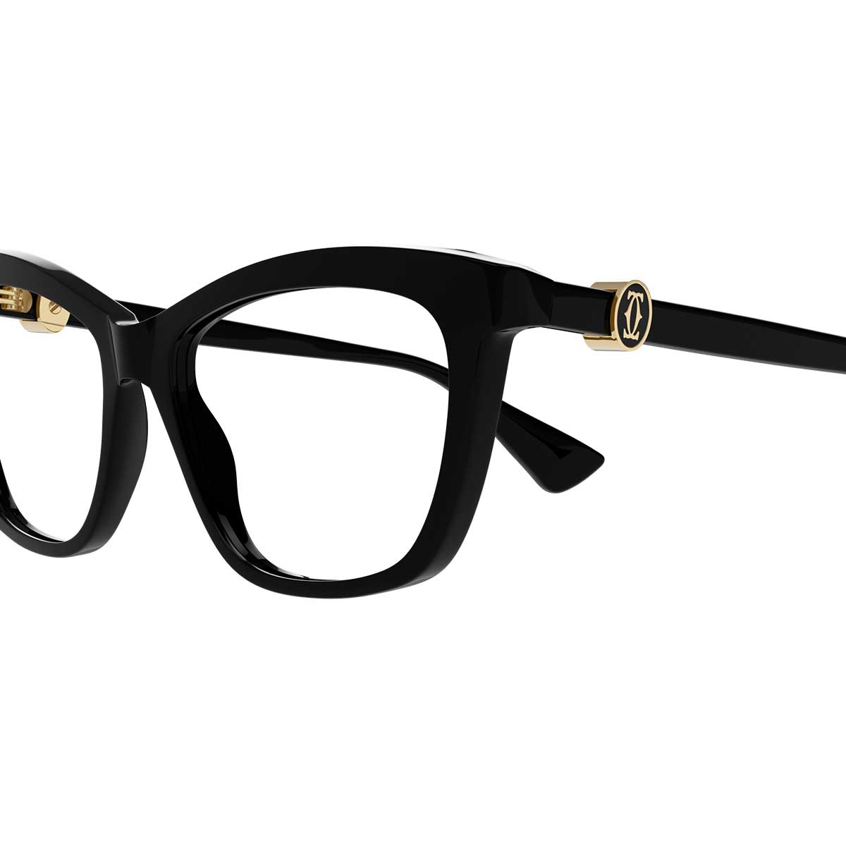Cartier Occhiali da Vista CT0526O 001 Nero/Trasparente Donna 3