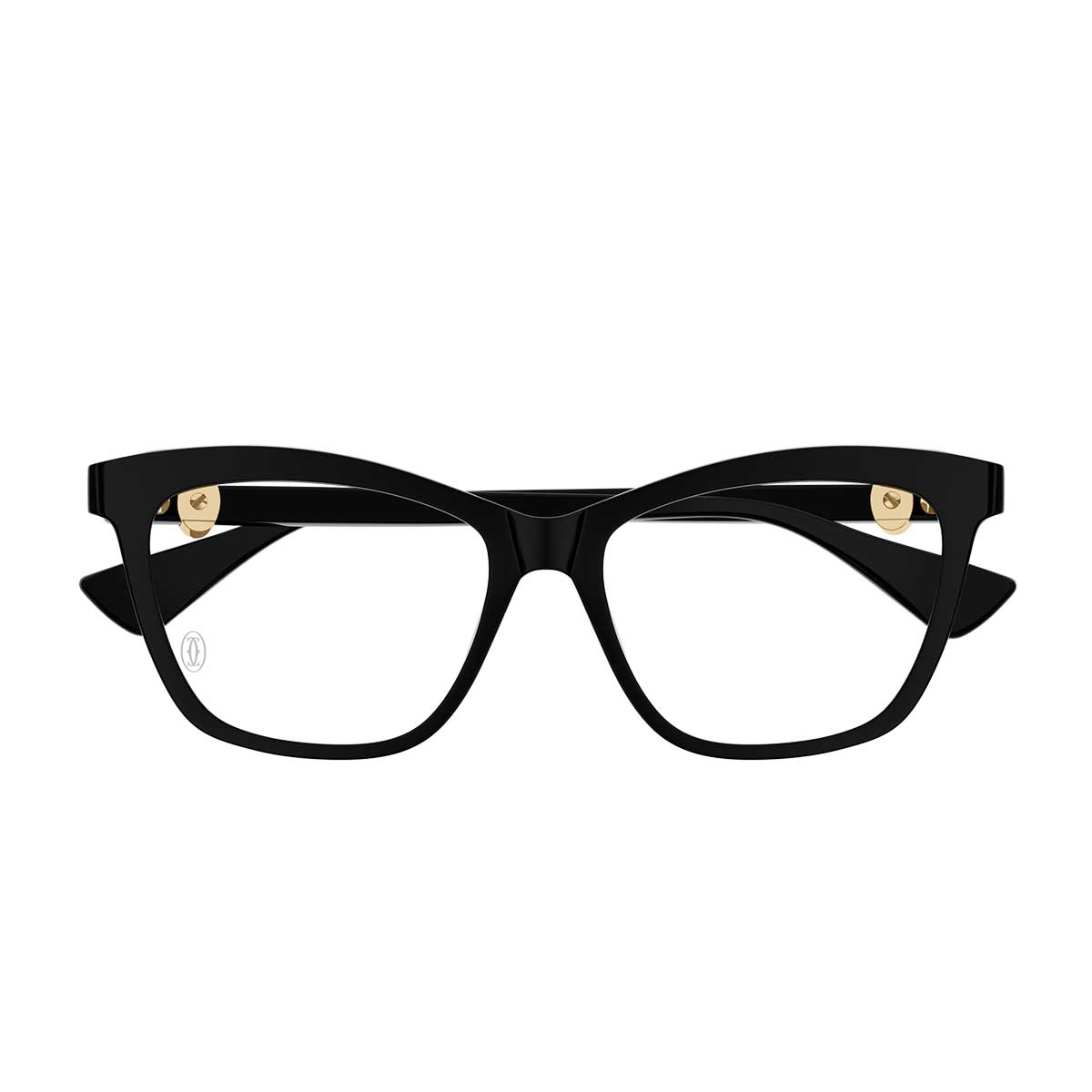 Cartier Occhiali da Vista CT0526O 001 Nero/Trasparente Donna