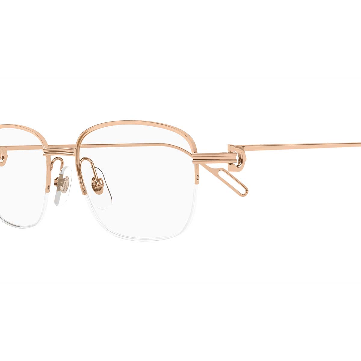 Cartier Occhiali da Vista CT0529OA 001 Bronzo/Trasparente Uomo 3