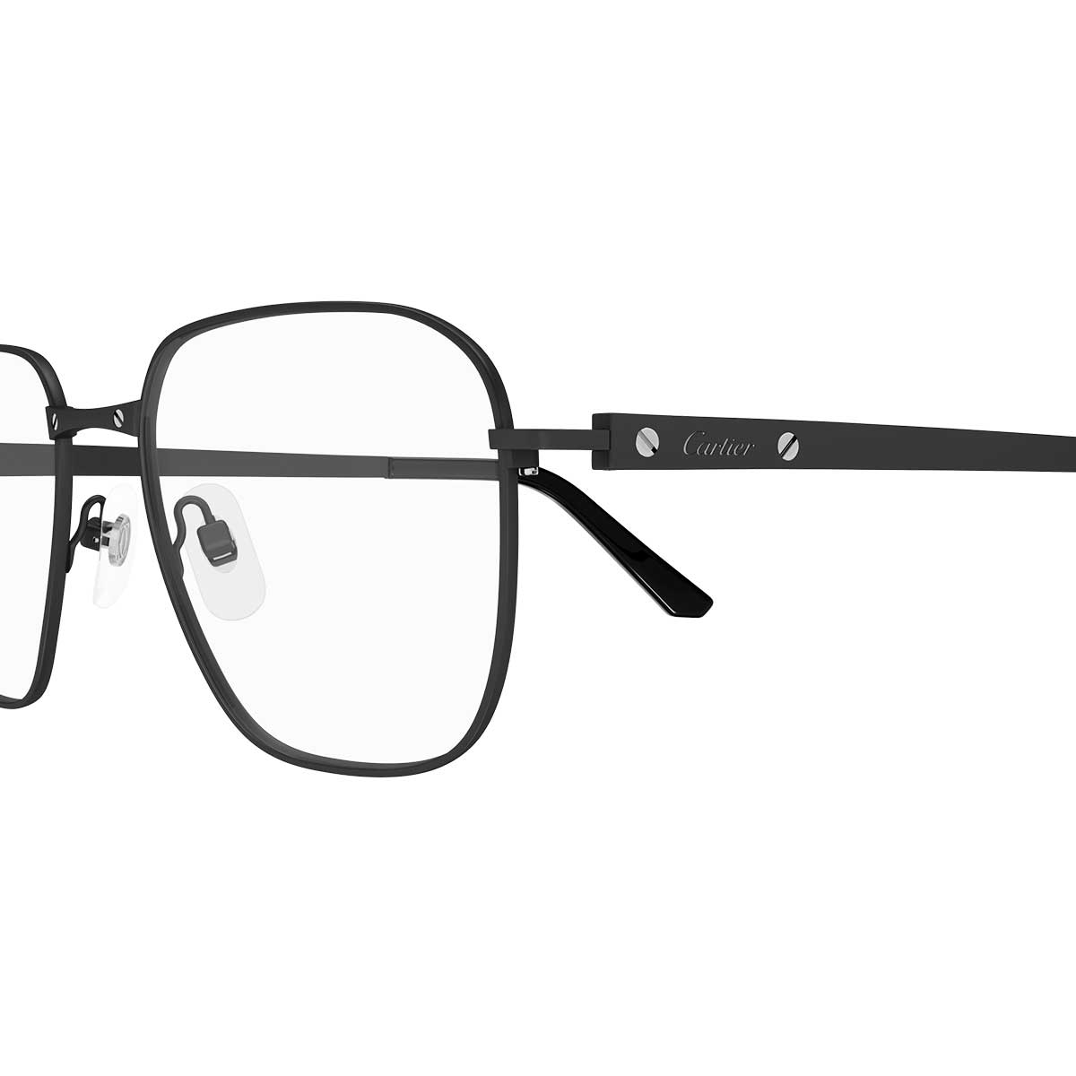 Cartier Occhiali da Vista CT0553O 004 Nero/Trasparente Uomo 3
