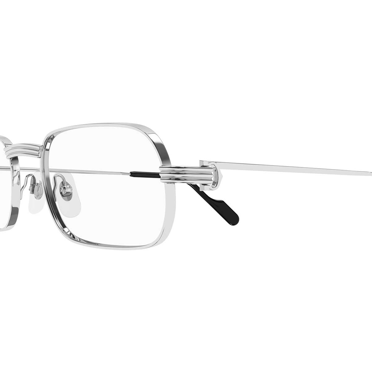 Cartier Occhiali da Vista CT0556O 002 Argento/Trasparente Uomo 3