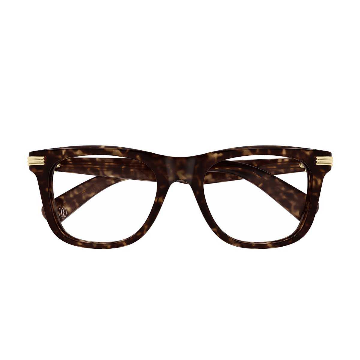 Cartier Occhiali da Vista CT0558O 002 Marrone/Trasparente Uomo