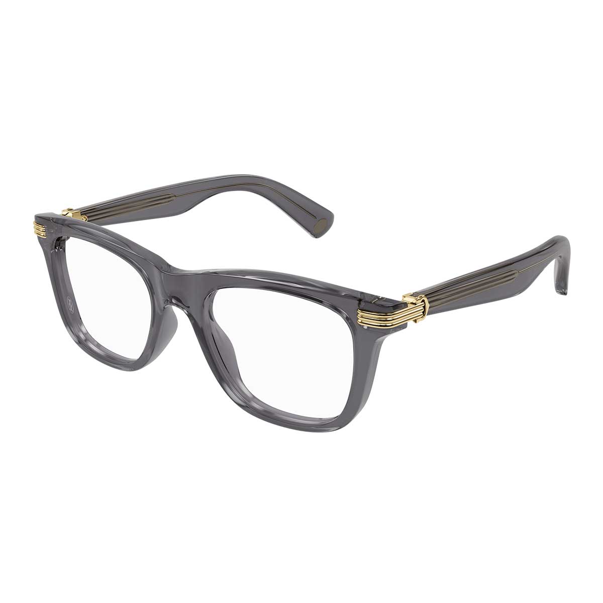 Cartier Occhiali da Vista CT0558O 008 Grigio/Trasparente Uomo 2