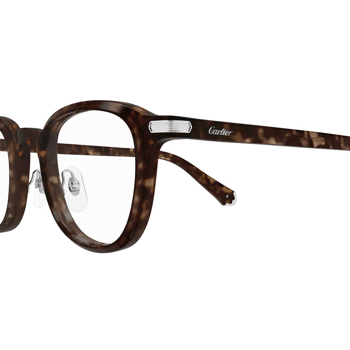 Cartier Occhiali da Vista CT0560O 002 Marrone/Trasparente Uomo
