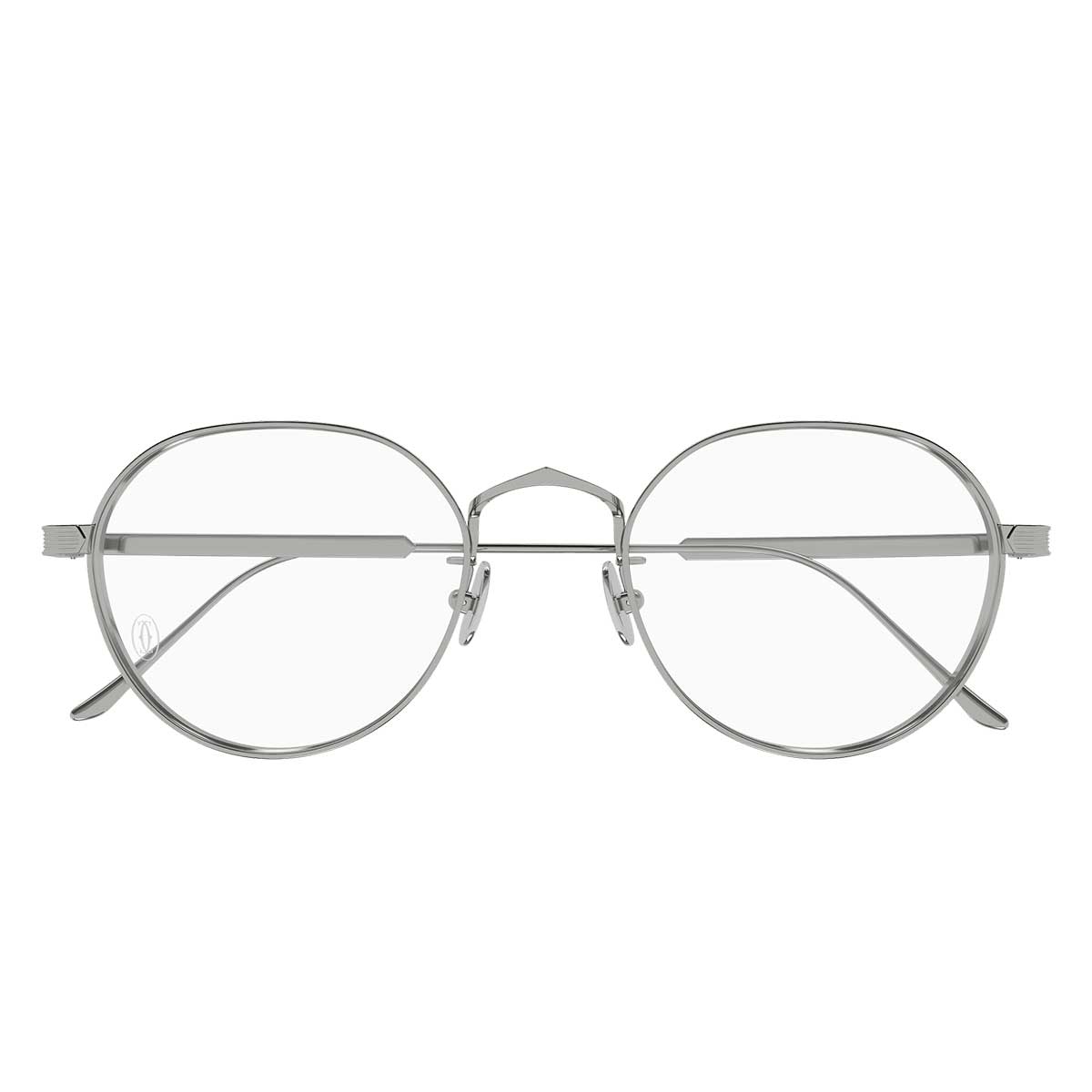 Cartier Occhiali da Vista CT0561OA 003 Rutenio/Trasparente Unisex