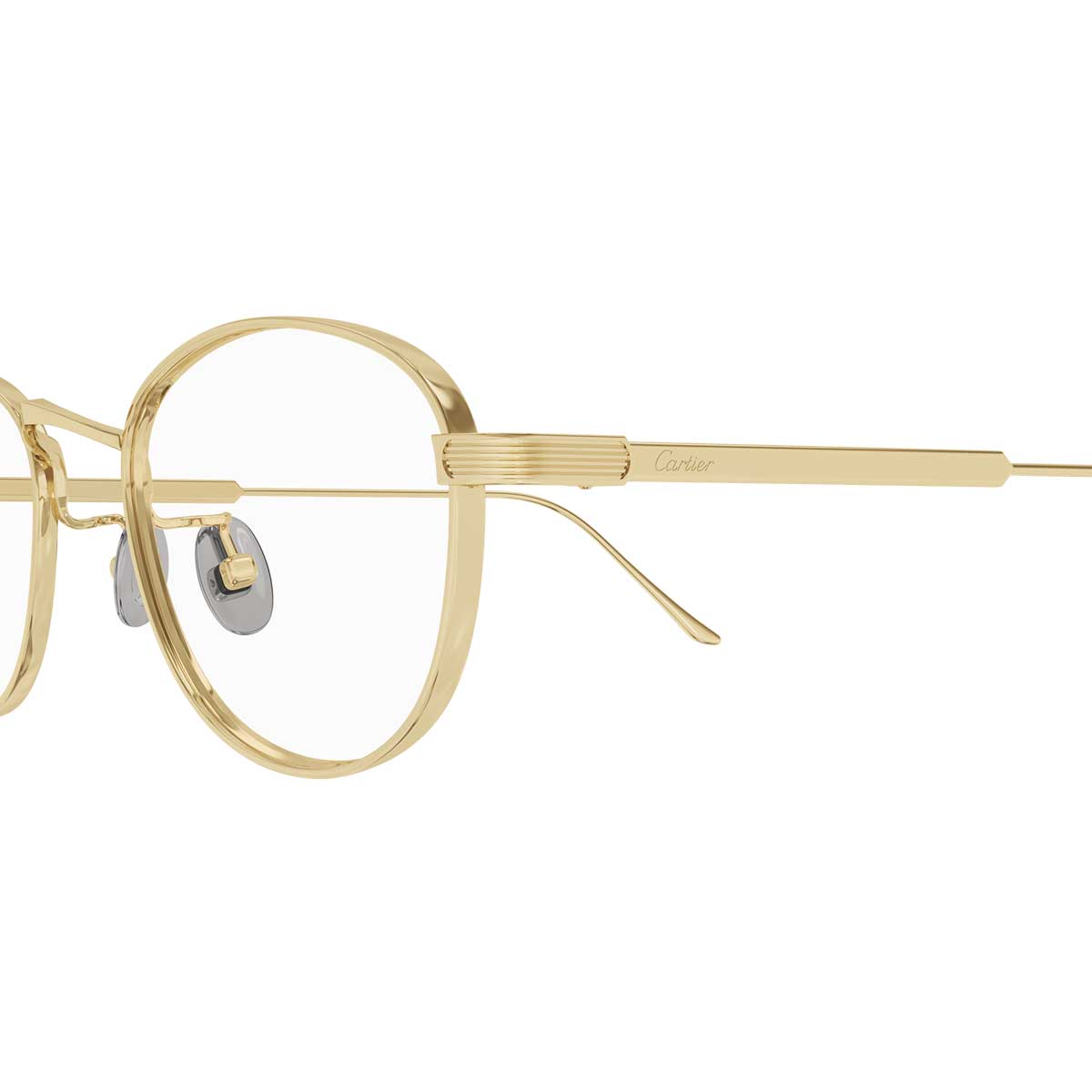 Cartier Occhiali da Vista CT0562OA 001 Oro/Trasparente Unisex 3