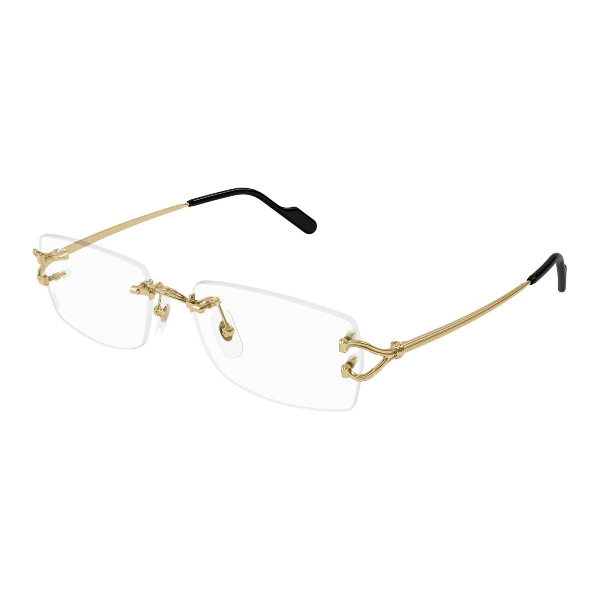 Cartier Occhiali da Vista CT0563O 001 Oro/Trasparente Uomo 2