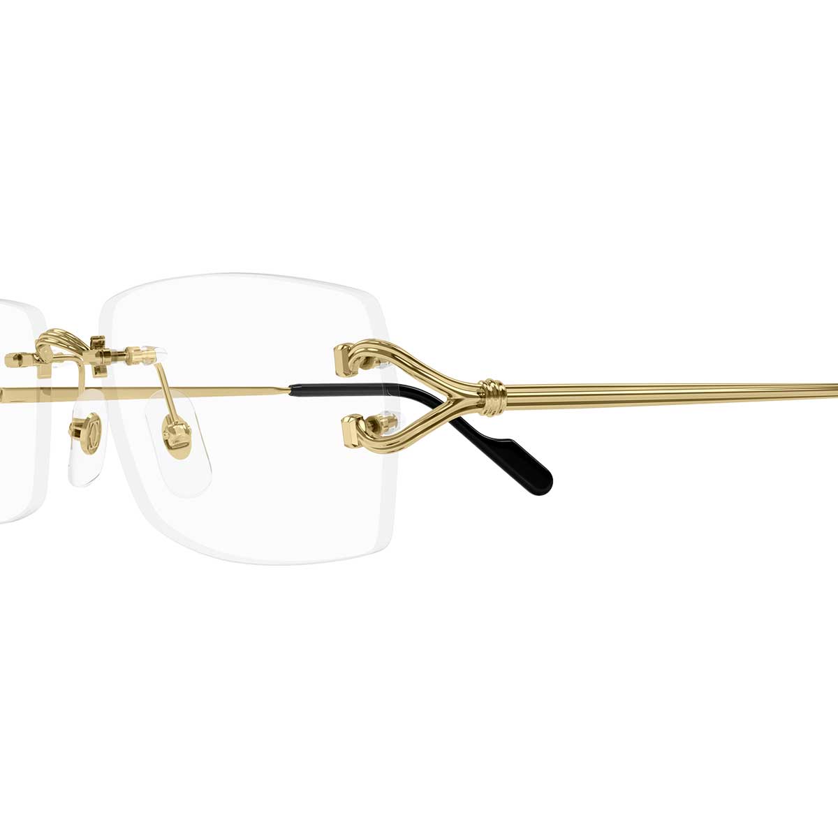 Cartier Occhiali da Vista CT0563O 001 Oro/Trasparente Uomo 3