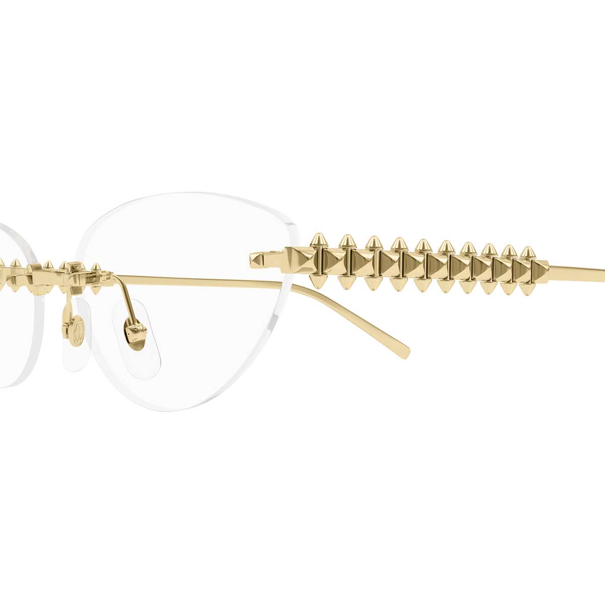 Cartier Occhiali da Vista CT0565O 001 Oro/Trasparente Donna 3