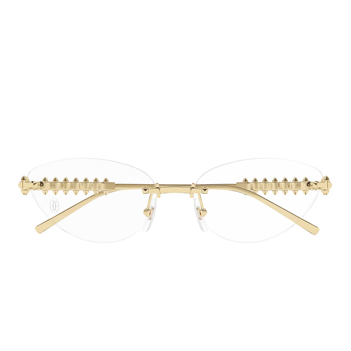 Cartier Occhiali da Vista CT0565O 001 Oro/Trasparente Donna
