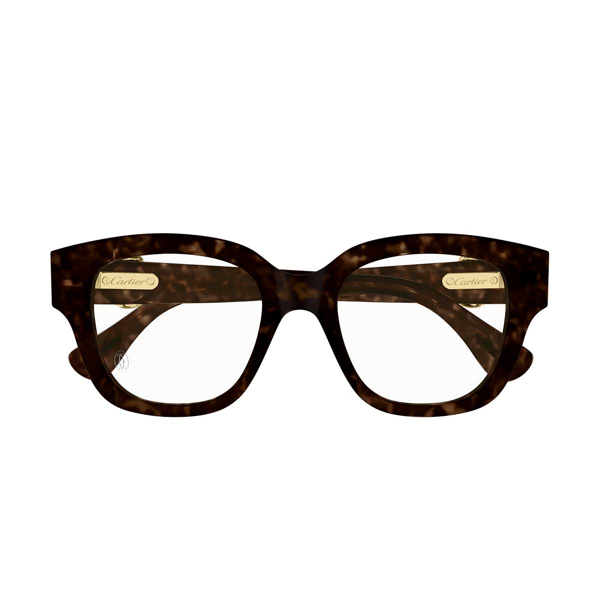Cartier Occhiali da Vista CT0566O 006 Marrone/Trasparente Donna