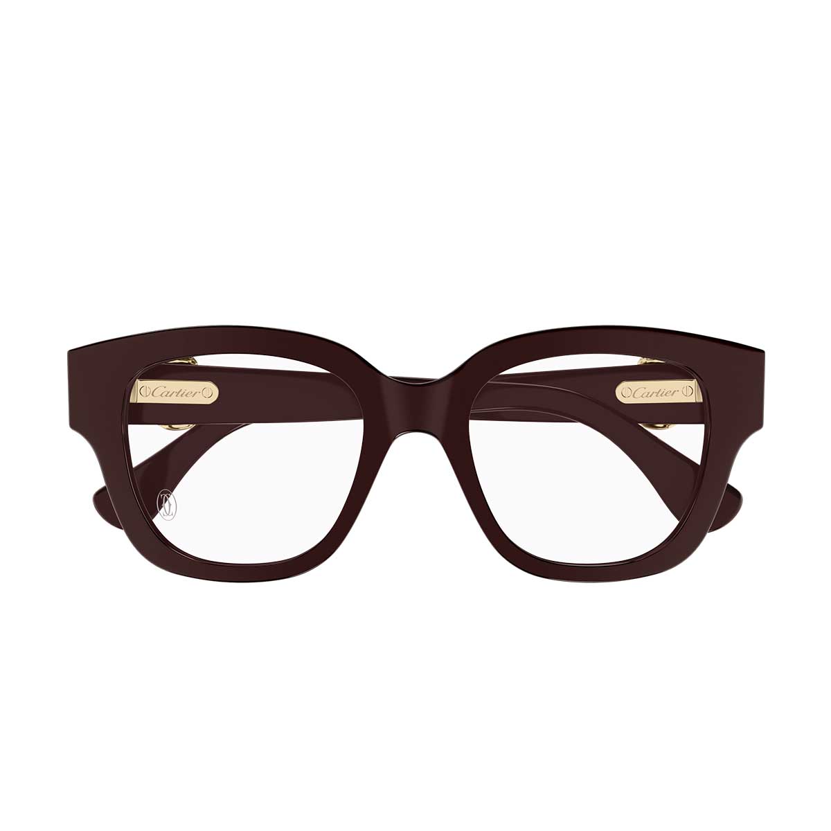 Cartier Occhiali da Vista CT0566O 007 Rosso/Trasparente Donna
