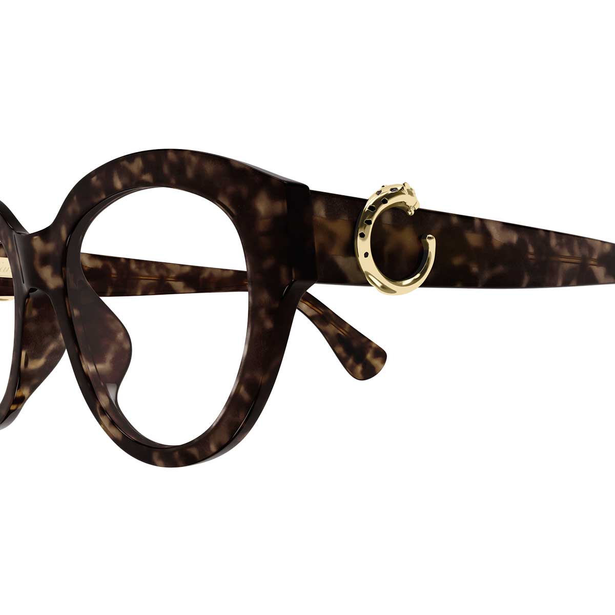 Cartier Occhiali da Vista CT0567O 002 Marrone/Trasparente Donna