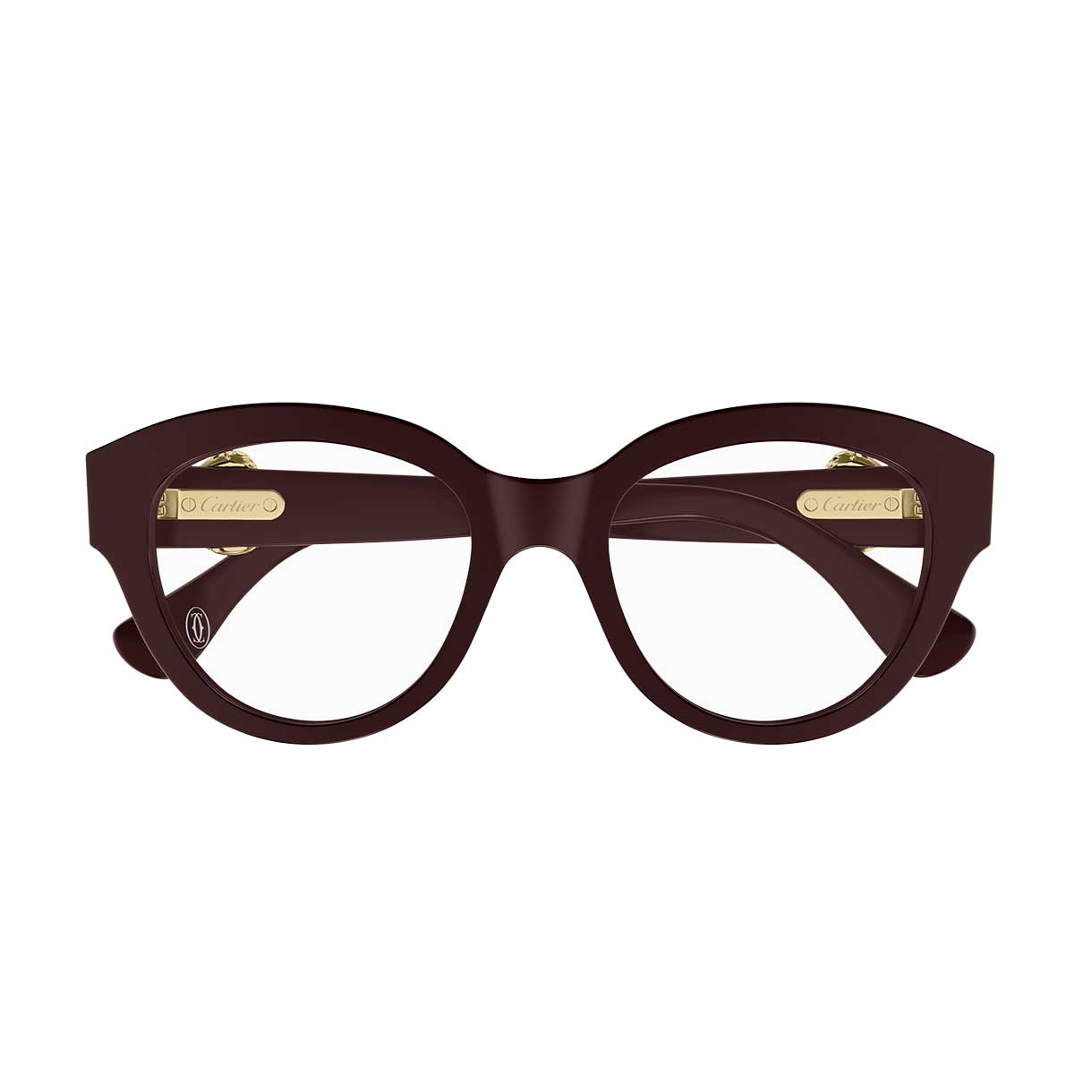 Cartier Occhiali da Vista CT0567O 003 Rosso/Trasparente Donna