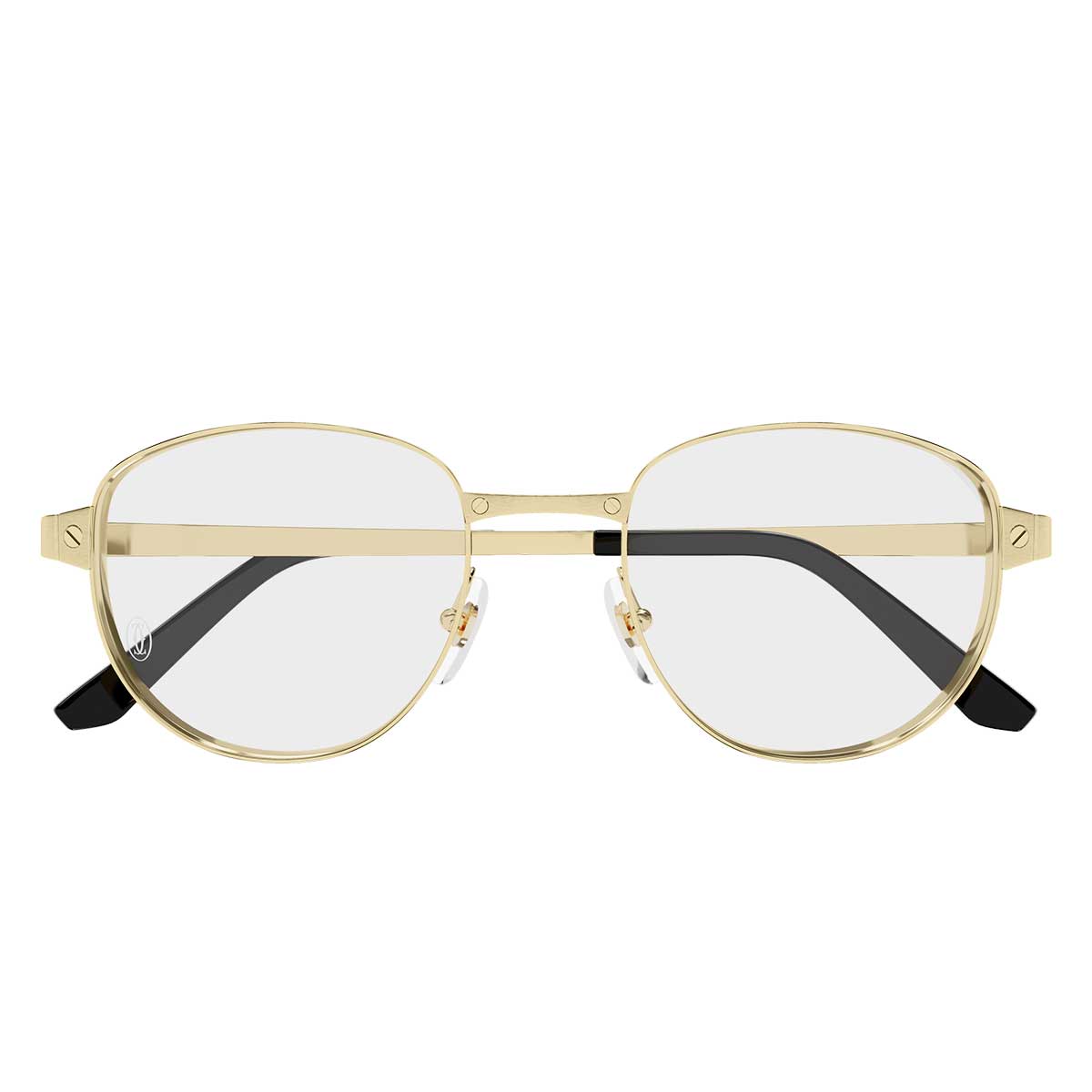 Cartier Occhiali da Vista CT0572O 001 Oro/Trasparente Uomo